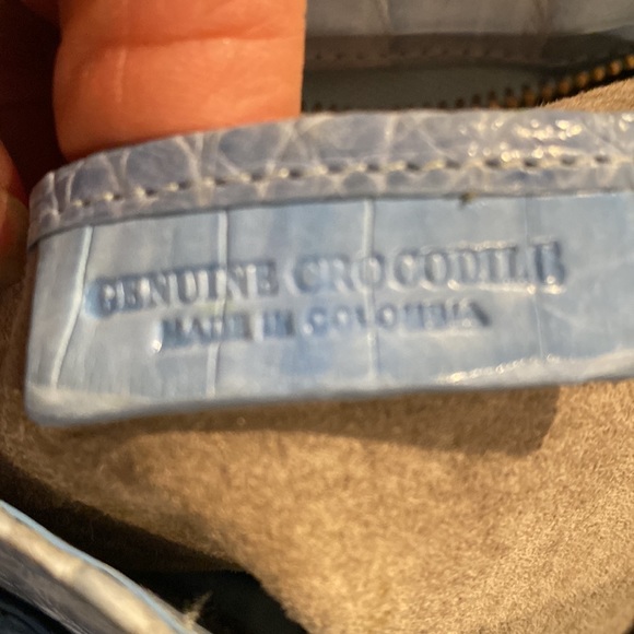 Nancy Gonzalez crocodile light blue bag - Picture 6 of 15